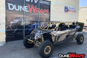 Maverick can am x3 turbo 4 seater wrap color change